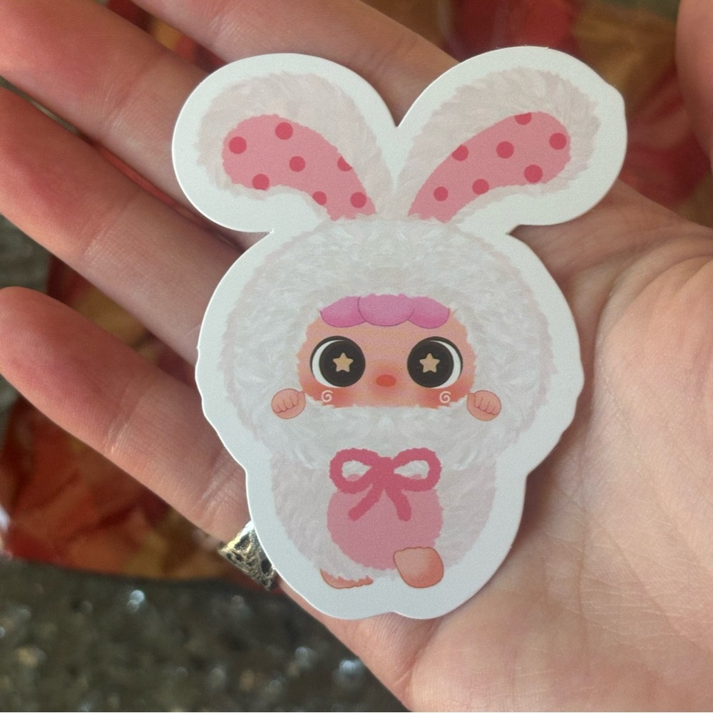 Migo Little Troublemaker Cream White Rabbit - Picture 6 of 7